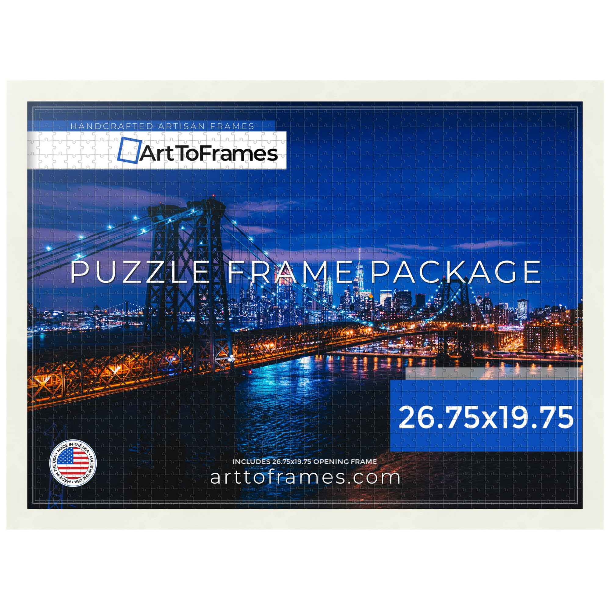Amazon.com - ArtToFrames 26.75x19.75 INCH/68x50 CM White Frame for